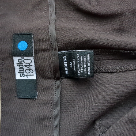 Studio 1940 Marissa Pants Size 8 - Picture 5 of 8